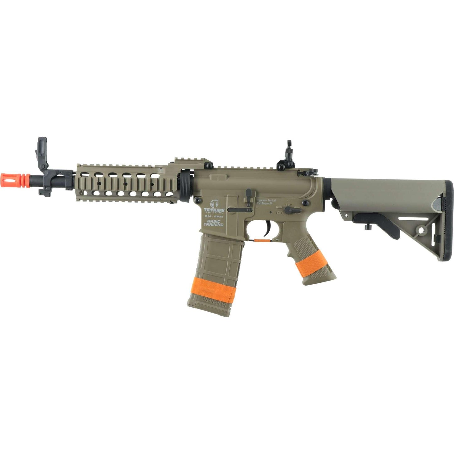 RIFLE AIRSOFT TIPPMANN BT M4 CQB RIS-TAN 10.5 BARREL 9.6V NIMH