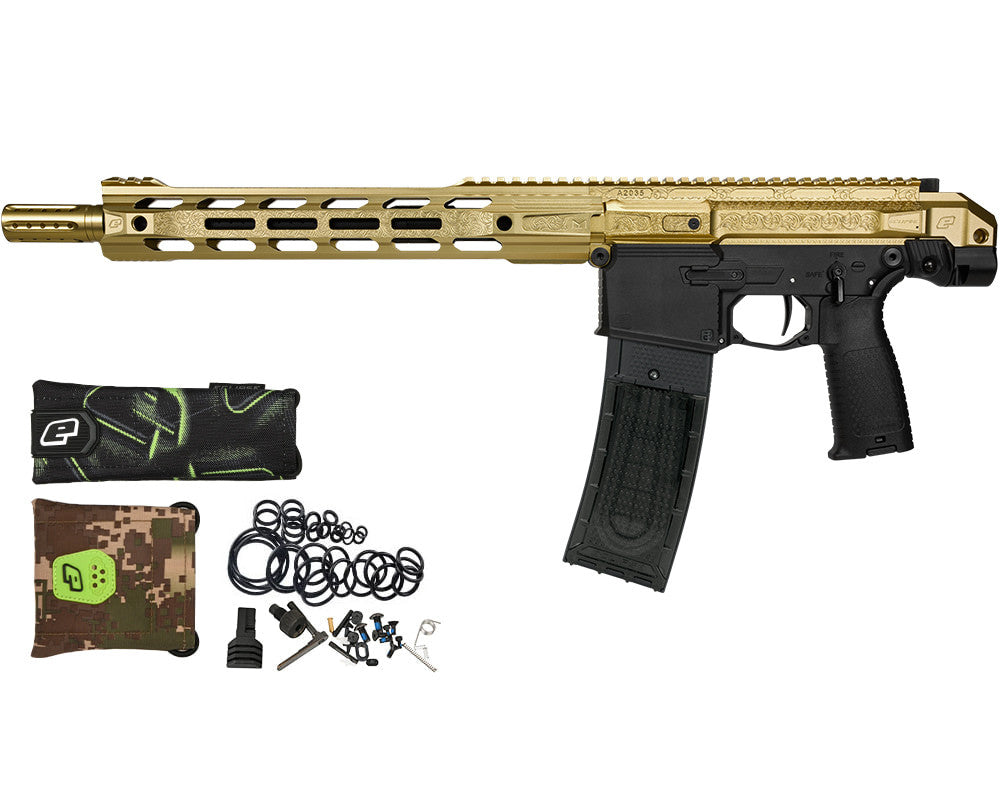 Emek EMF200 Paintball Gun - LX Gold Scroll