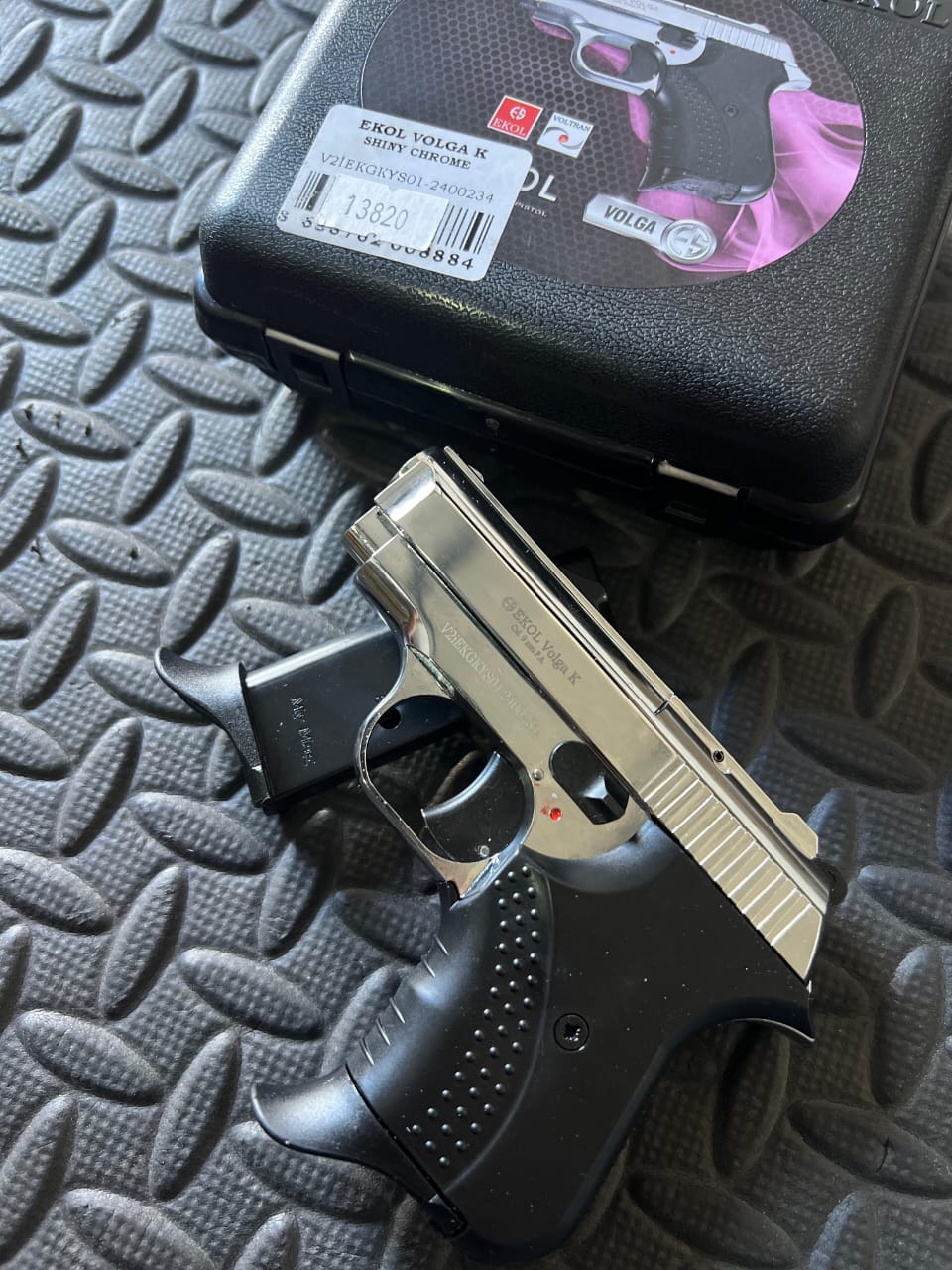 PISTOLA EKOL VOLGA SHINY CHROME