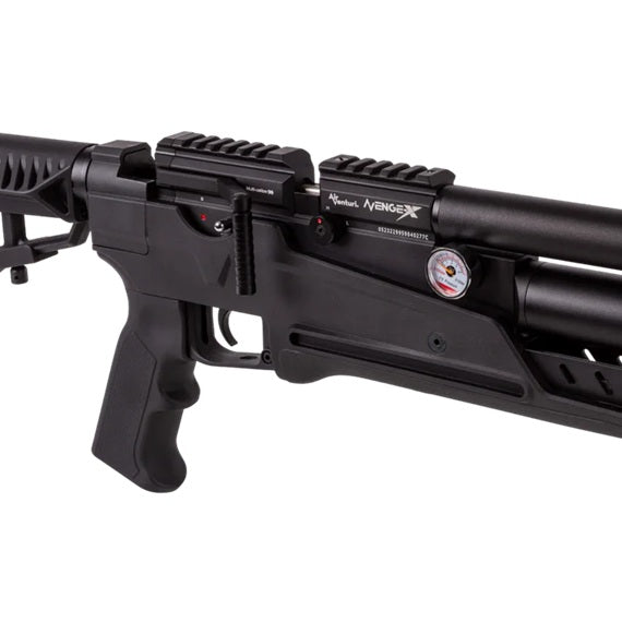 RIFLE AIR VENTURI AVENGE-X X1-BT TACTICAL SYNTHETIC PCP 450CC CARBON FIBER BOTTLE