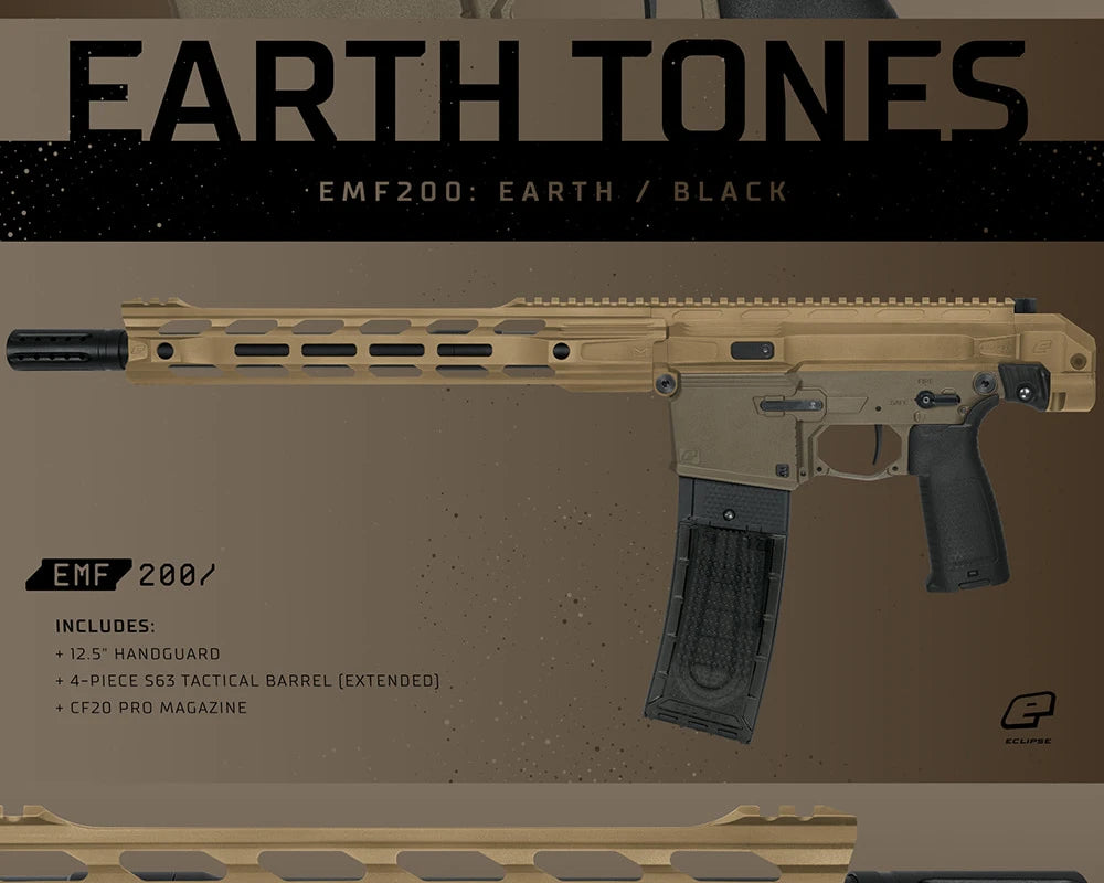 Planet Eclipse EMF200 Paintball Gun - Earth/Black /PRE-ORDEN