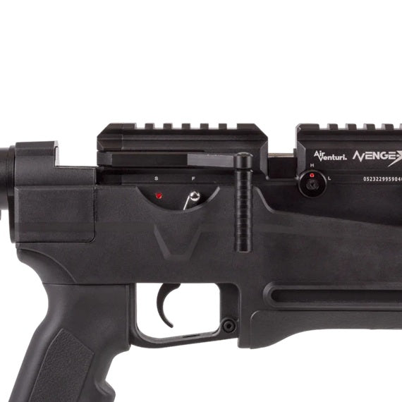 RIFLE AIR VENTURI AVENGE-X X1-BT TACTICAL SYNTHETIC PCP 450CC CARBON FIBER BOTTLE